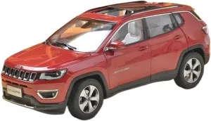 1：18 for Jeeps Compass 2017 SUV Simulation Alloy Car Model Hobby Collection Souvenirs Mini Simulation Toys(Red)