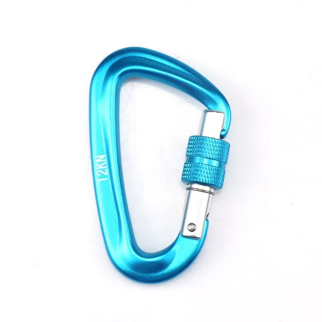 12KN Climbing Carabiner D Shape Quickdraws Professional