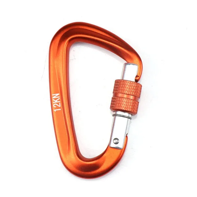 12KN Climbing Carabiner D Shape Quickdraws Professional