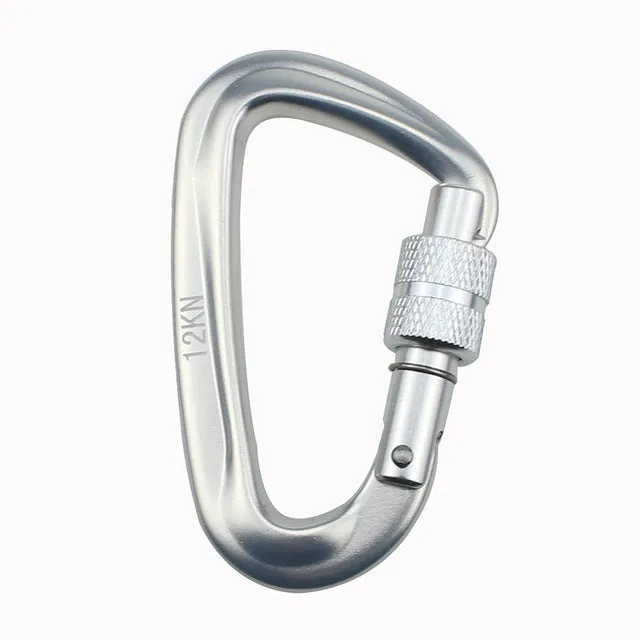 12KN Climbing Carabiner D Shape Quickdraws Professional