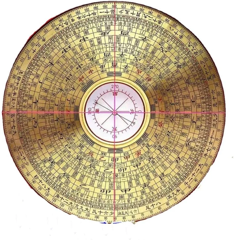 15cm Modern Feng Shui Master's Special Compass Brass High Precision Compass