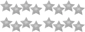 16 PCS Christmas cutlery bag dining room decor for table star silverware holders xmas fork pockets holiday silverware holder nativity decor delicate Accessories non-woven fabric