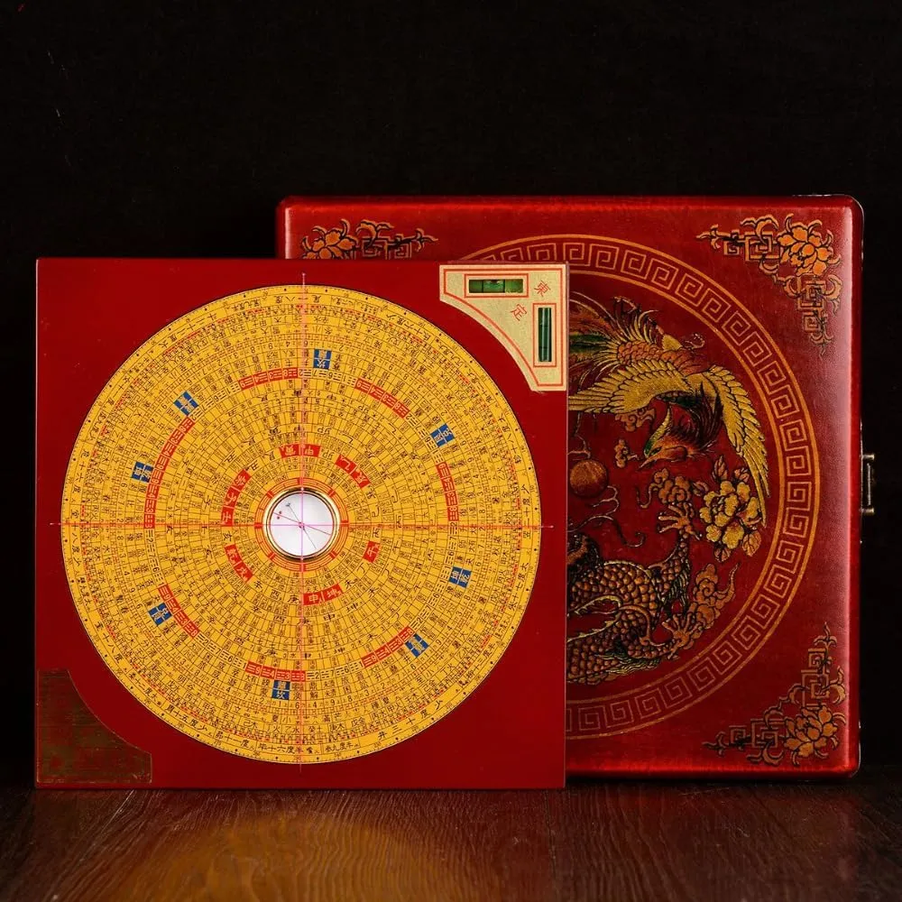 1pc 16.5cm Compass Feng Shui Compass High-Precision Copper Comprehensive Compass Portable