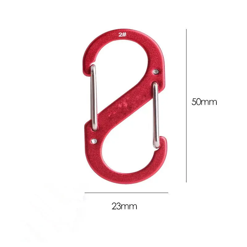 2 -pack Carabiner Clips, double-Gated Carabiner