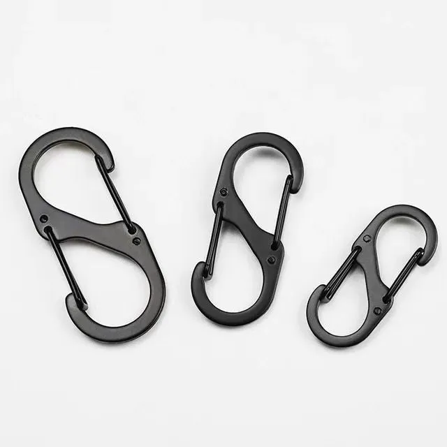 2 -pack Carabiner Clips, double-Gated Carabiner
