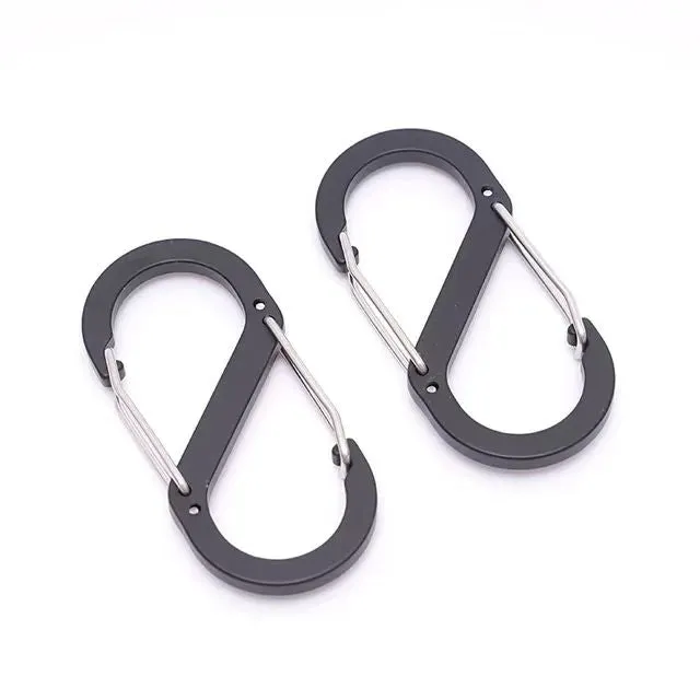 2 -pack Carabiner Clips, double-Gated Carabiner
