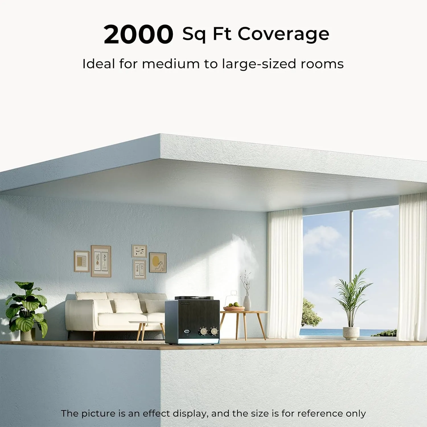 2025 Upgraded 2000 Sq Ft Dual Nozzle Smart Waterless Diffuser, 2×200ml Scent Air Machine for Home Hotel Collection Diffuser Cold Air Technology Waterless Essential Oil Diffuser for Large Room