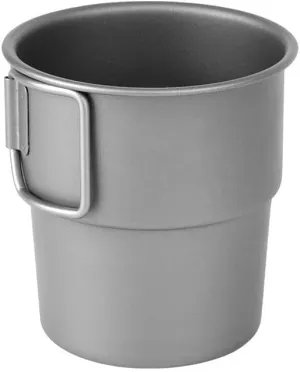 3pcs Portable Folding Titanium Water Cup Outdoor Pure Titanium Coffee Cup