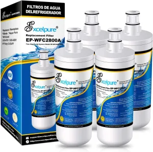 3US-AF01 Under Sink Water Filter Replacement for Filtrete Standard 3US-AF01 3US-AS01 Whirlpool WHCF-SRC WHCF-SUFC WHCF-SUF 4PACK