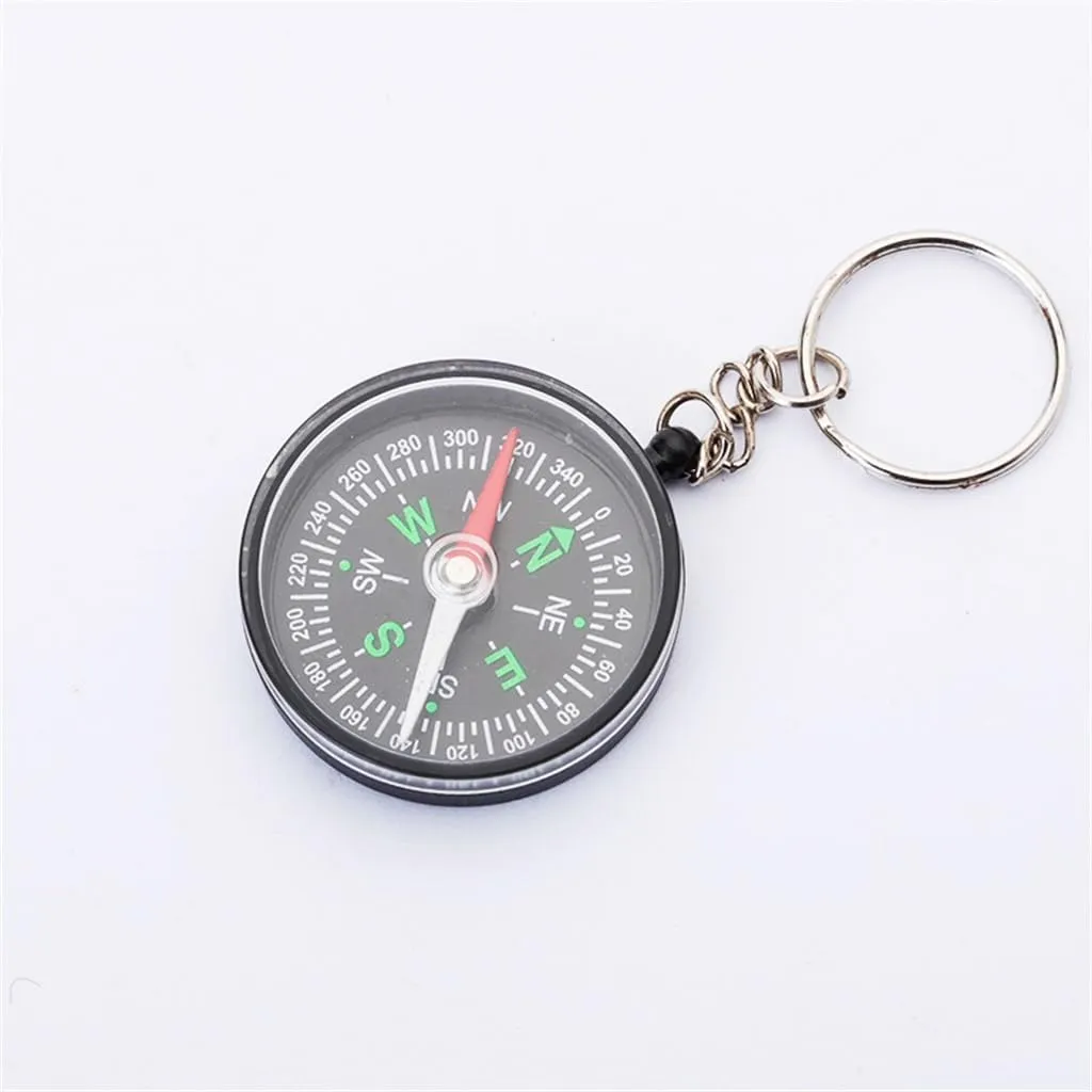 40mm Outer Diameter Compass Key Chain North Needle Portable Directional Compass