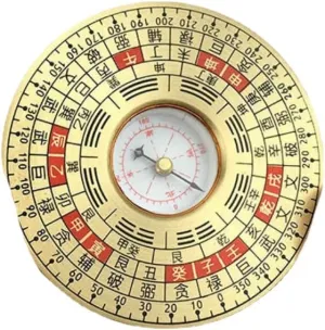 5.5cm Fengshui Compass Professional High-Precision Portable Mini Pure Copper Small Compass Compass