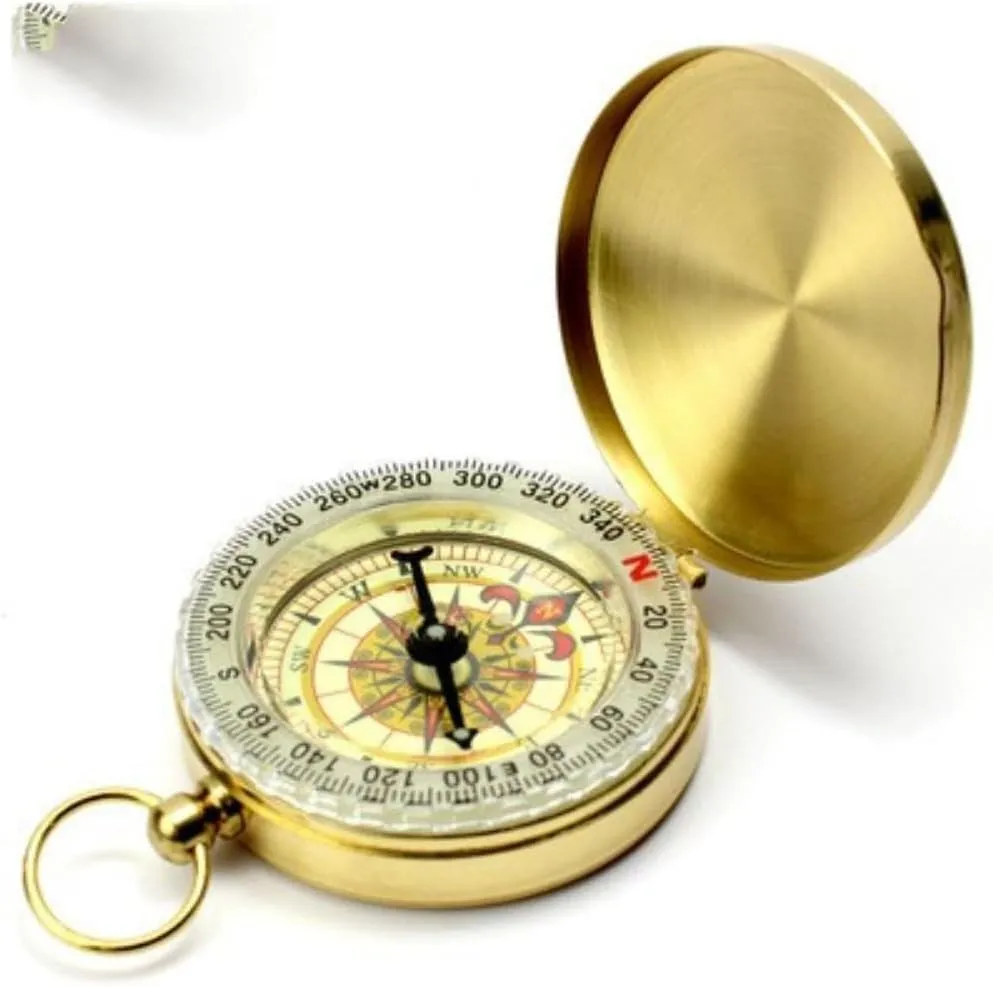 6cm Compass Portable Outdoor Direction Stainless Steel High Precision North Compass Compass