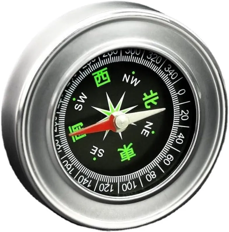7.6cm Compass Outdoor High-Precision Portable Multifunctional Car Compass