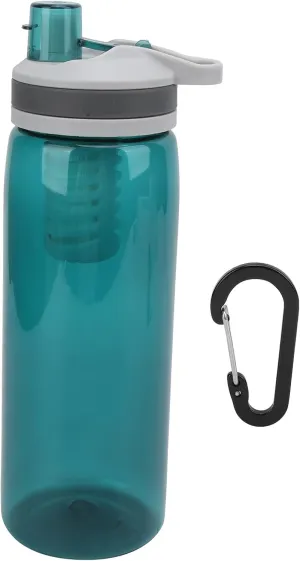 770ml Water Purifier Bottle, Portable Filtered Water Bottle, ABS Outdoor Water Purifier for Camping Hiking Backpacking Emergency