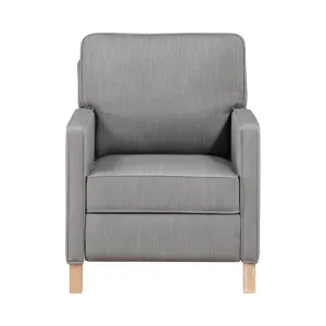 8557GY-1PB - Push Back Reclining Chair