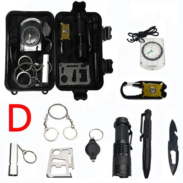 9-IN-1 Outdoor Survival Kit