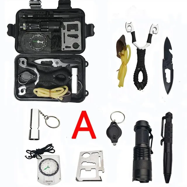 9-IN-1 Outdoor Survival Kit