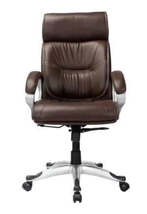 Adiko High Back Exceutive Chair in Brown