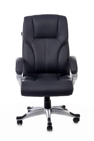 Adiko High Back Executive Revolving Office Chair in Black