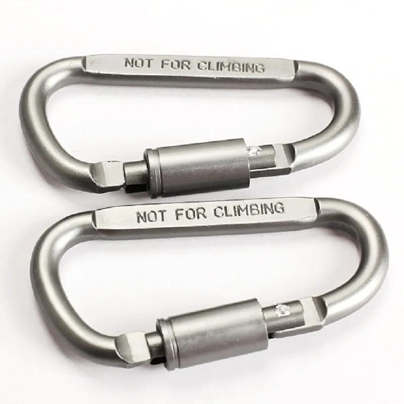 Aluminum Alloy D-Shaped Carabiner Lock