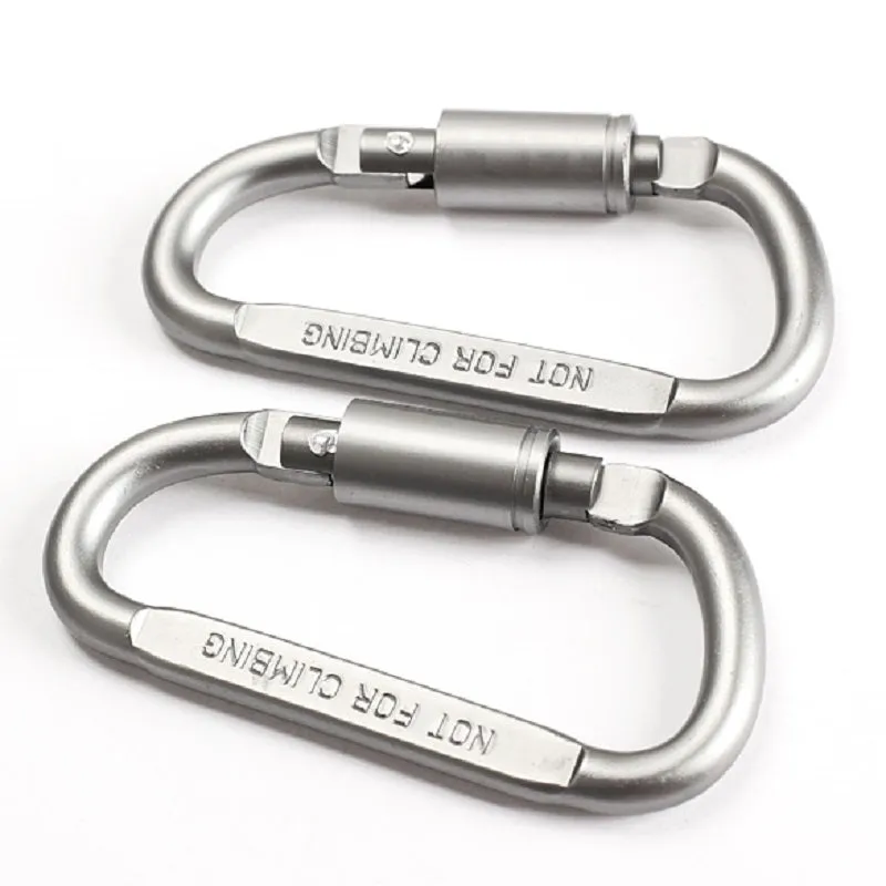 Aluminum Alloy D-Shaped Carabiner Lock