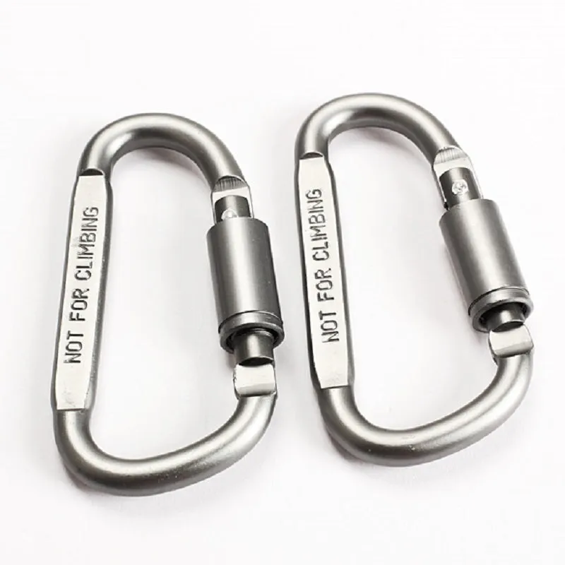 Aluminum Alloy D-Shaped Carabiner Lock