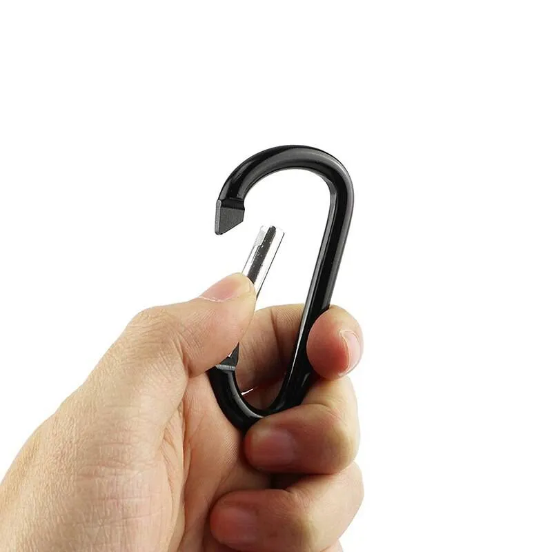 Aluminum Carabiner Clips (10 count)