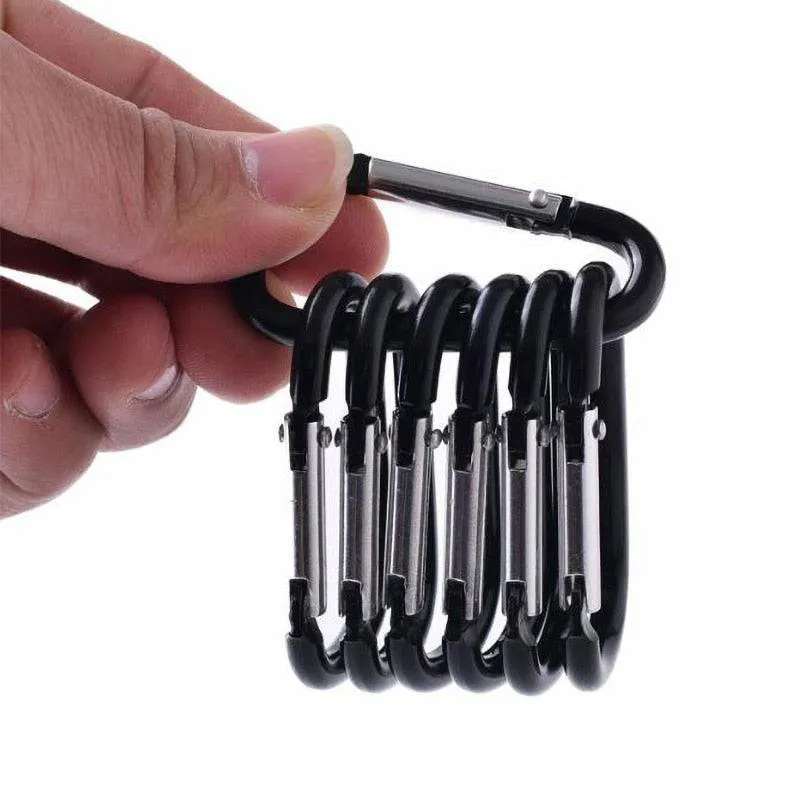 Aluminum Carabiner Clips (10 count)