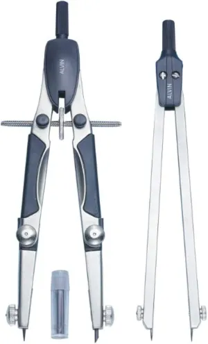 Alvin, 305K, Speed-Bow Introductory Set, 6.5 Inches Speed-Bow Introductory Compass and 6 Inches Gearhead Divider