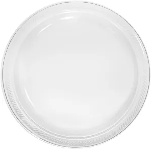 Amscan Big Party Pack Plastic Plate, 7", Clear