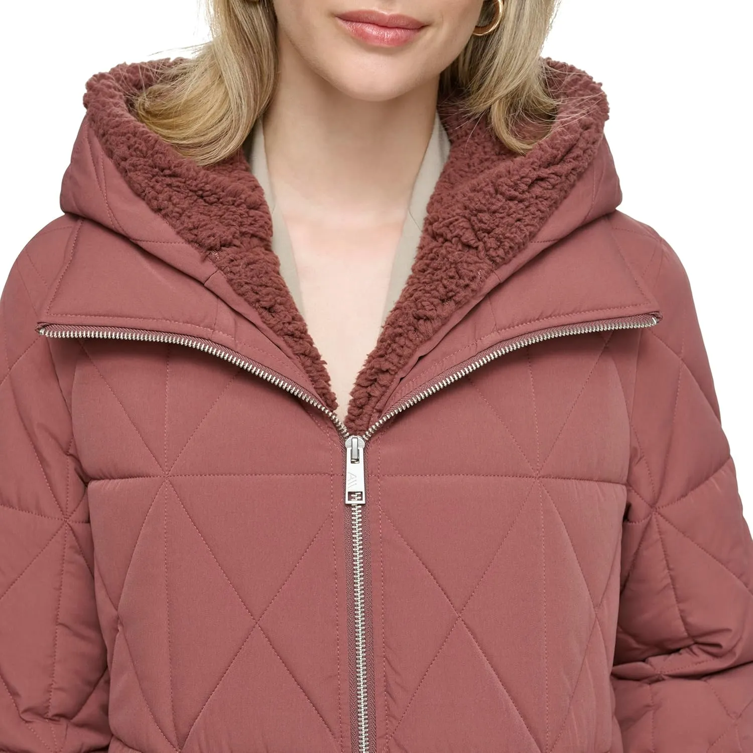 Andrew Marc Women's Water Resistant Insulated Puffer Jacket