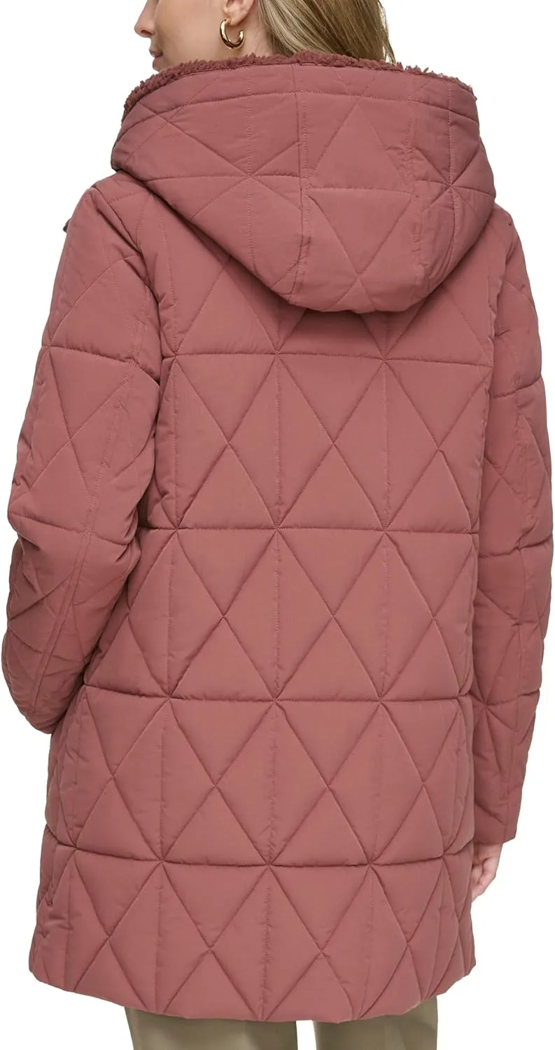Andrew Marc Women's Water Resistant Insulated Puffer Jacket