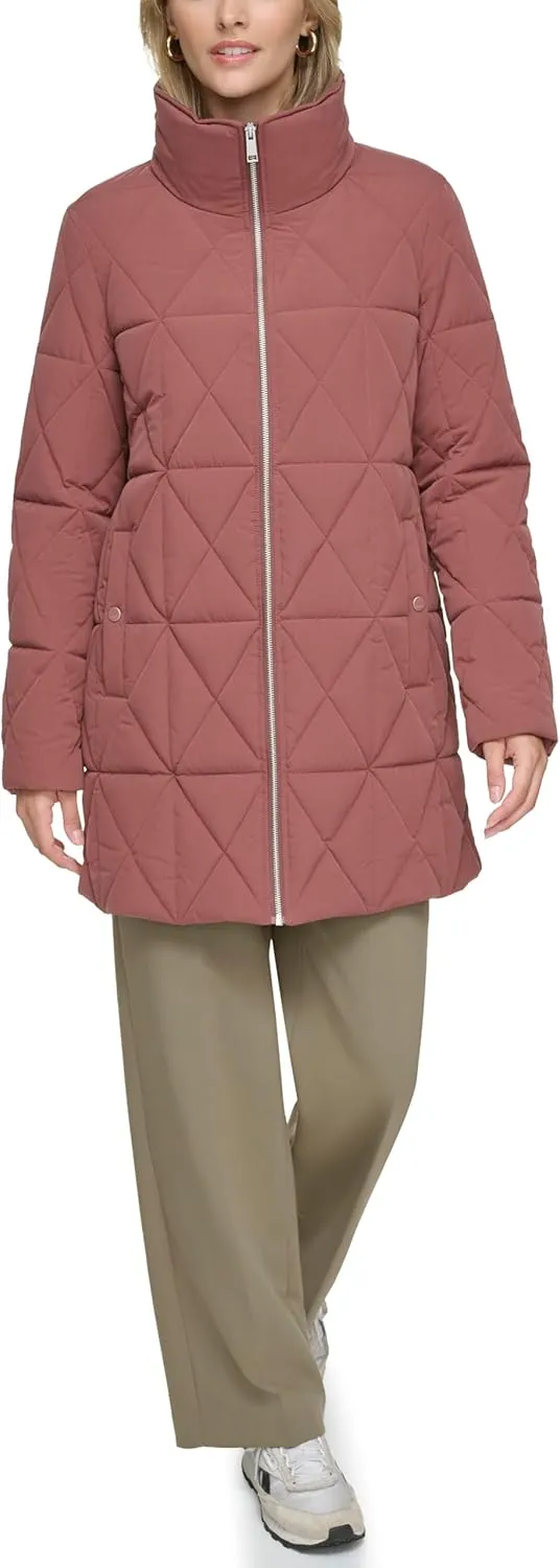 Andrew Marc Women's Water Resistant Insulated Puffer Jacket