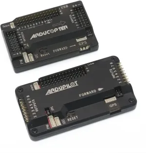 APM2.8 ArduPilot Mega 2.8 APM Flight Control Board with Protective Case for Rc Multicopter Airplane - (Color: Straight pin)