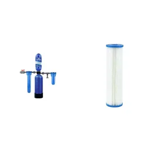 Aquasana Whole House Water Filter System Carbon KDF Home Filtration Reduces Chlorine Sediment