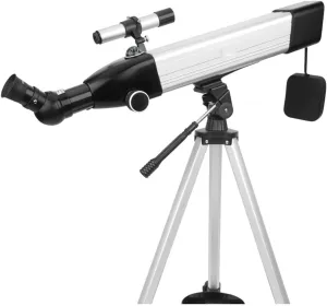 Astronomical Telescope,60Mm Aperture Astronomical Refracting Telescope,Portable Travel Telescope with Carry Bag,Djustable Height Tripod,for Kids Beginners Good