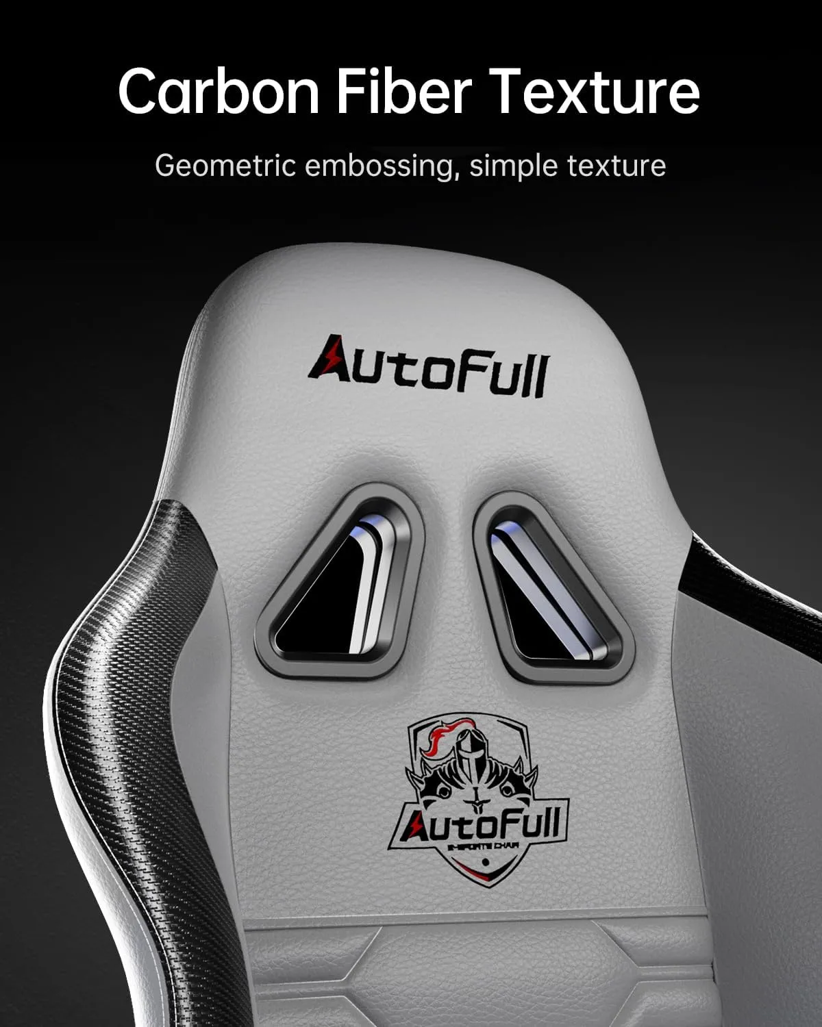 AutoFull C3 Gaming Chair PC Chair with Ergonomics Lumbar Support, Racing Style PU Leather High Back Adjustable Swivel Task Chair with Footrest ,Grey