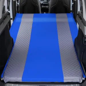 Automatic Inflatable Car Air Mattress for Jeep Compass S/Sport/Latitude/Freedom/Altitude/Trailhawk FWD 4x4, Foldable Portable for Camping Travel 5cm Thick Car Mattress,BlueGray