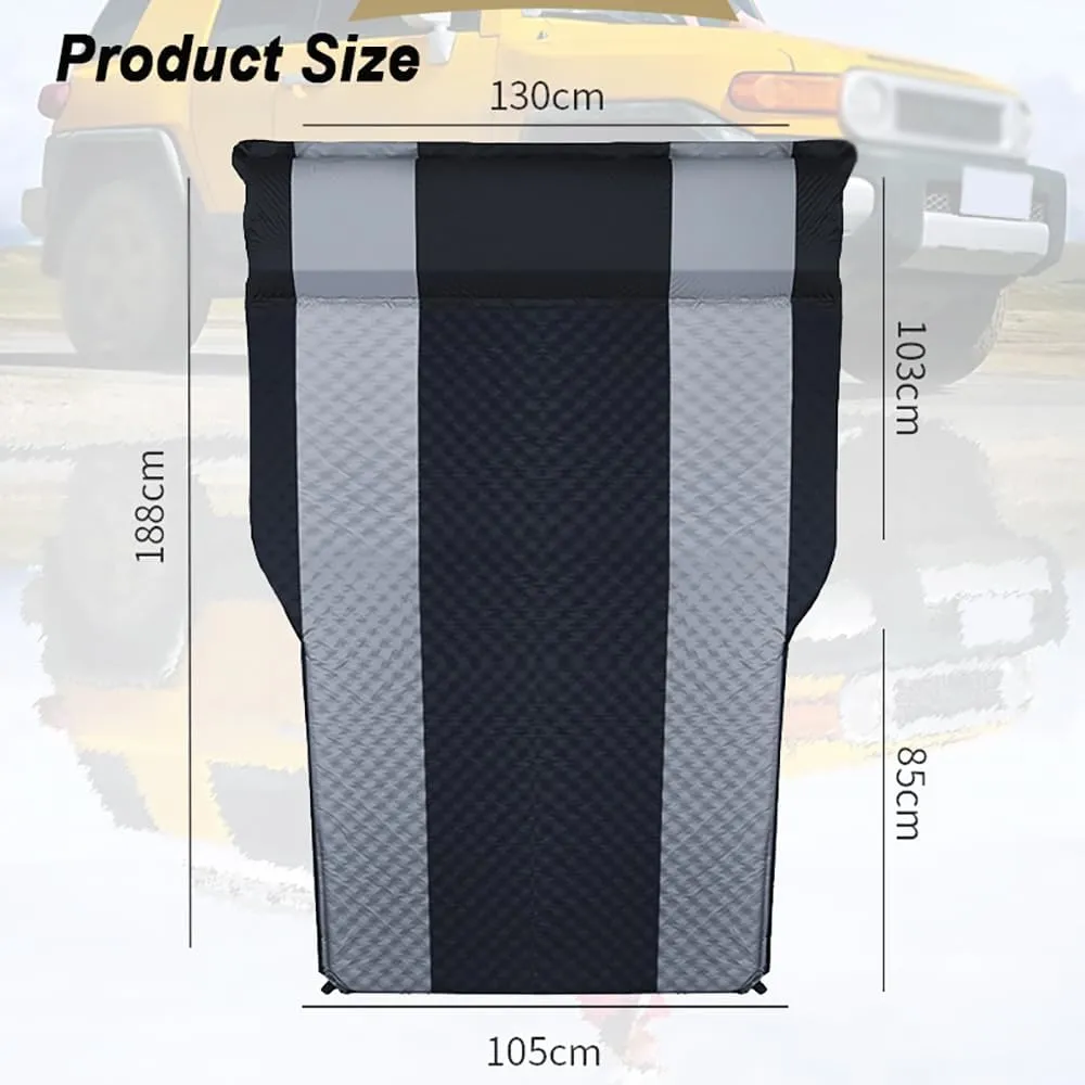Automatic Inflatable Car Air Mattress for Jeep Compass S/Sport/Latitude/Freedom/Altitude/Trailhawk FWD 4x4, Foldable Portable for Camping Travel 5cm Thick Car Mattress,BlueGray