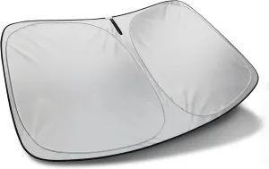 Autotech Park Foldable Sunshade Compatible with 2017-2024 Jeep Compass, UV Reflective and Easy Storage, Custom-fit Car Windshield Sun Shade