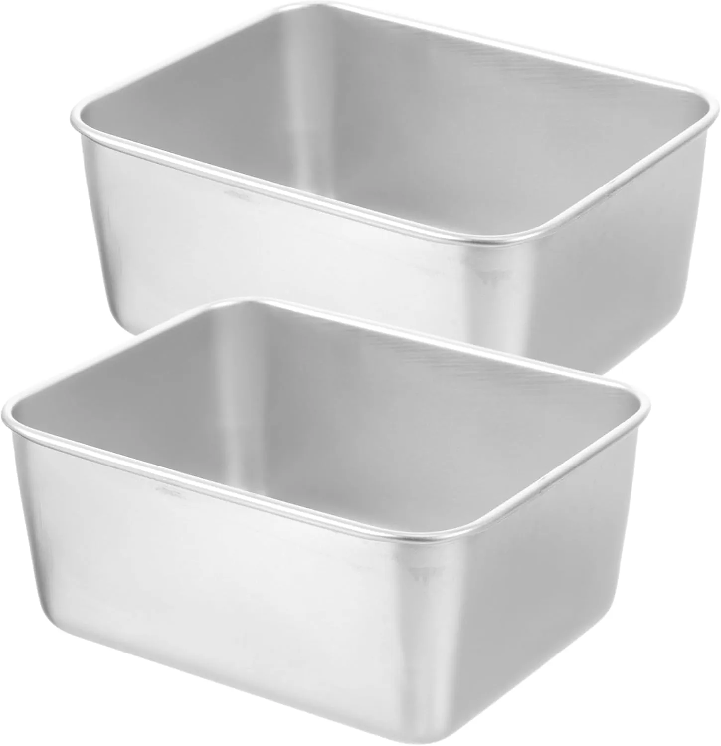 balacoo 2Pcs Stainless Steel Camping Bowls Durable Food Container Tableware for Picnics Outdoor Adventures and Travel Lightweight Stackable Design