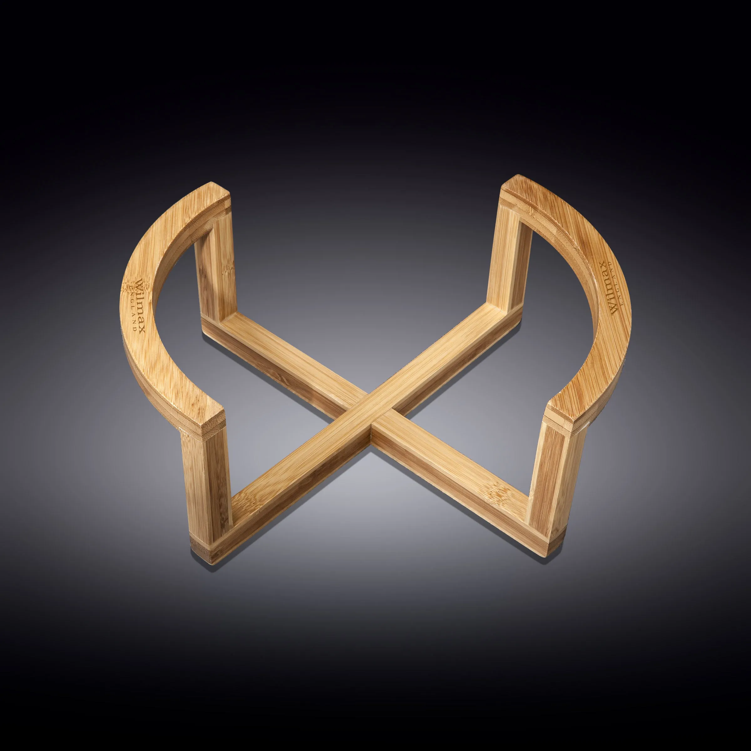Bamboo Bowl & Plate Stand 10.5" inch X 4.5" inch | 27 X 11.5 Cm