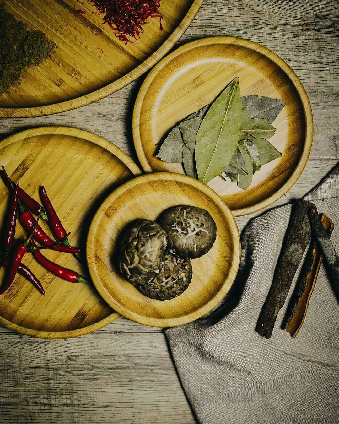 Bamboo Round Plate 5" | For Appetizers
