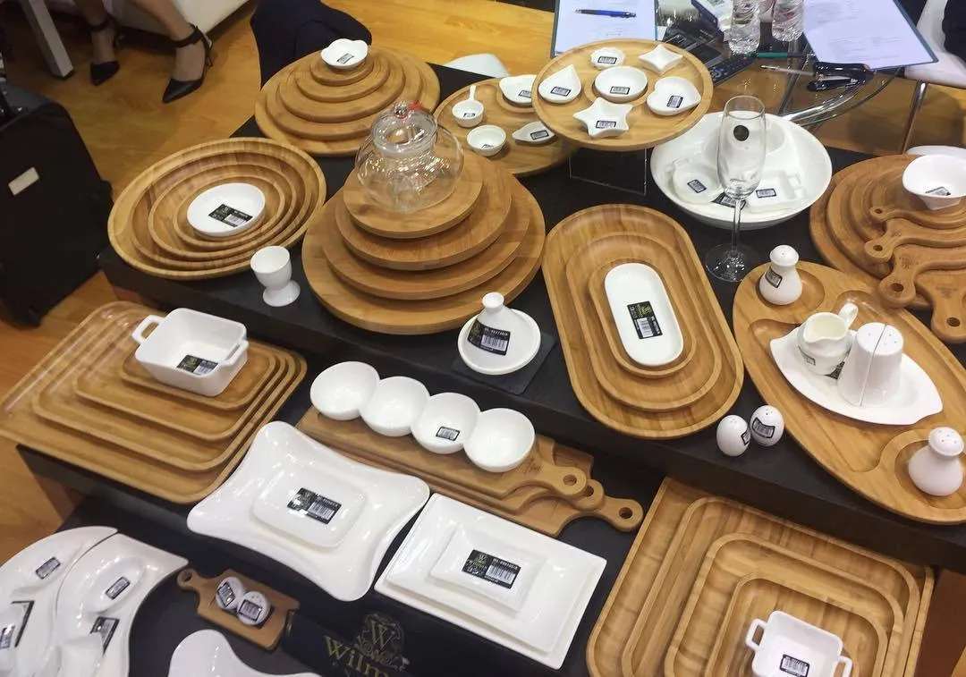 Bamboo Round Plate 5" | For Appetizers