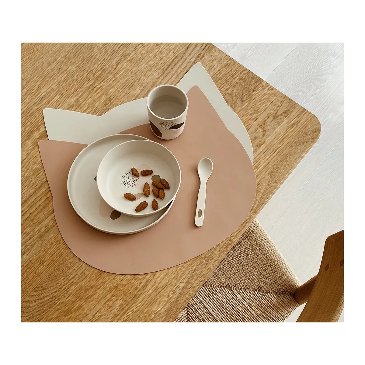 Bamboo Tableware Box Set - Bubbly sandy