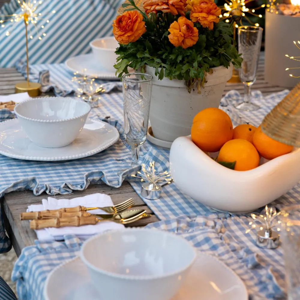 Bamboo Tableware Cutlery Set Silver