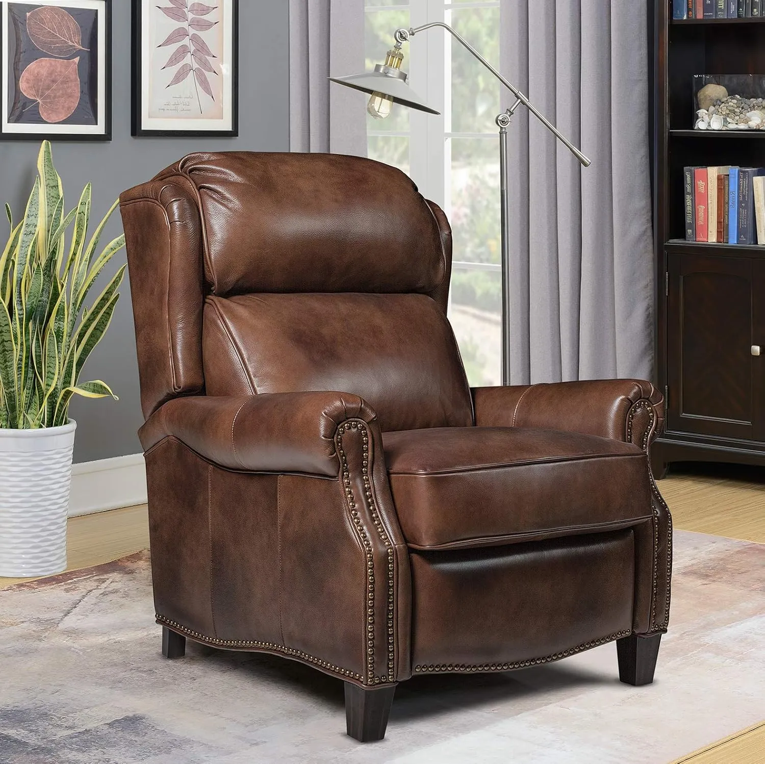 BarcaLounger Meade Manual Recliner – Worthington-Cognac