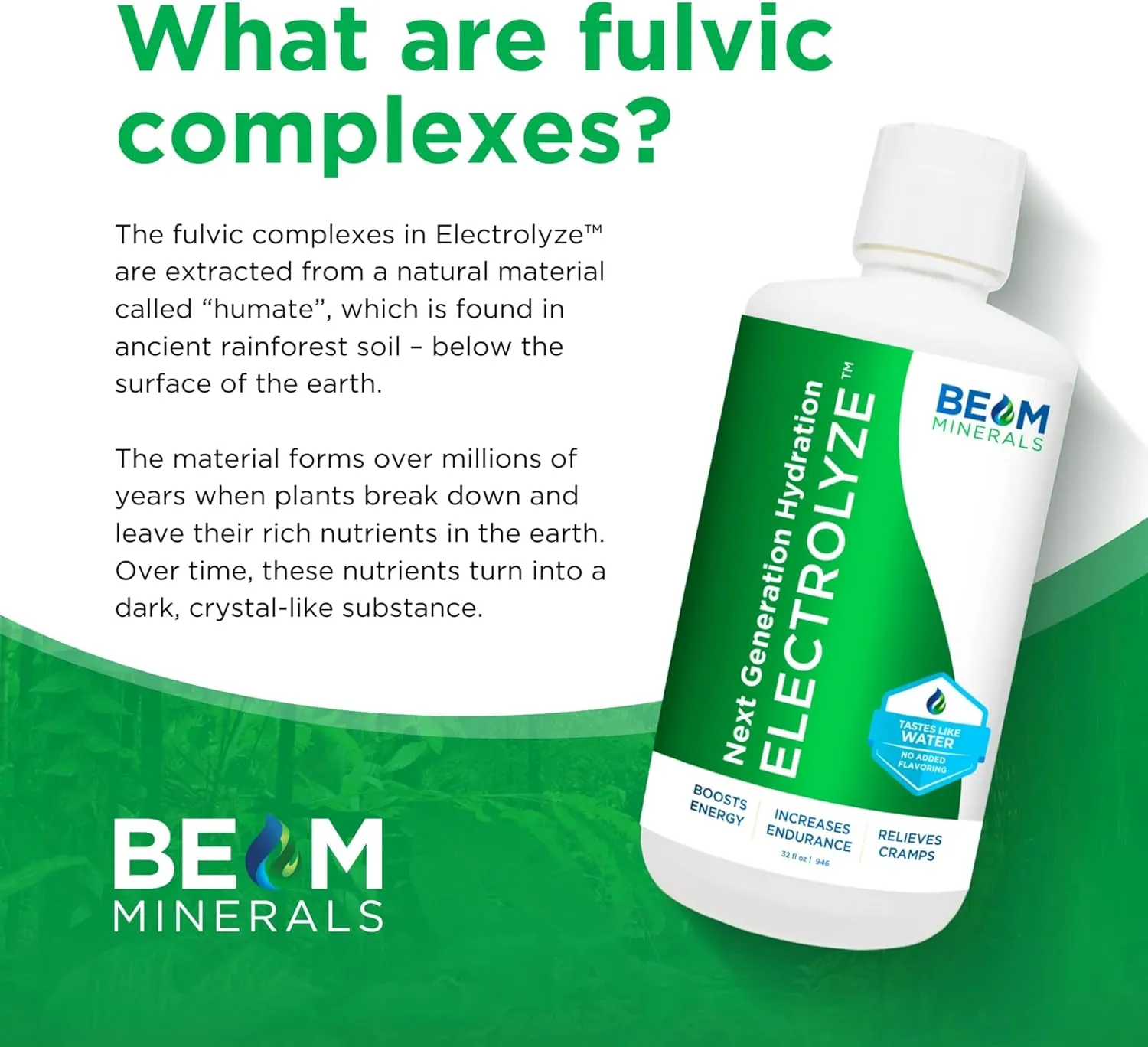 Beam Minerals Electrolyze | Electrolyte Imbalance Solution | Gold Standard Electrolytes Replenishment | Electrolyte Supplement Liquid | Fulvic Acid Trace Mineral Micronutrients Supplements | 32 fl Oz