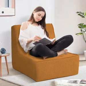 Bean Bag Chair Bean Bag Sofa Chair Soft Stuffed Filling, Fluffy and Lazy Sofa with Filler, Comfy Cozy Giant BeanBag Chairs for Adults with Memory Foam Bean Bag Couch Accent Lounger
