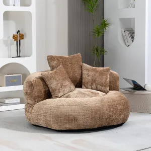 Bean Bag Chair Lazy Sofa Durable Comfort Lounger High Back Bean Bag Chair Couch for Adults and Kids, Indoor & Outdoor Accent Armchair for Living Room, Coffee